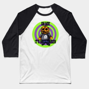 Oh Boy It’s Halloween Baseball T-Shirt